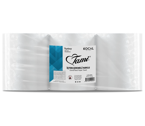 TAMİ İÇTEN ÇEKME KAĞIT HAVLU 21 CM-70 MT-3 KG