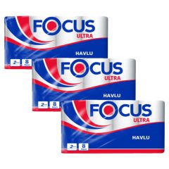 FOCUS ULTRA RULO HAVLU 8*3 24LÜ KOLİ
