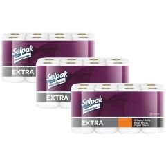 SELPAK PROFESSİONAL EXTRA RULO HAVLU 8*3 24LÜ KOLİ