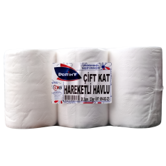 DESTİNY HAREKETLİ KAĞIT HAVLU 21 CM-70 MT-4 KG