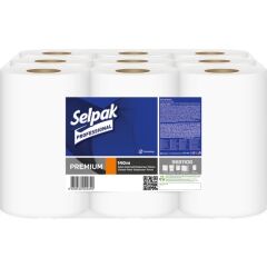 SELPAK PROFESSİONAL PREMİUM İÇTEN ÇEKME KAĞIT HAVLU 21 CM-140 MT