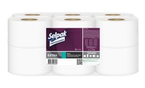 SELPAK PROFESSİONAL İÇTEN ÇEKME WC KAĞIDI KÜÇÜK 12Lİ 70 MT