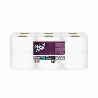SELPAK PROFESSİONAL JUMBO WC KAĞIDI 85 MT-12Lİ KOLİ