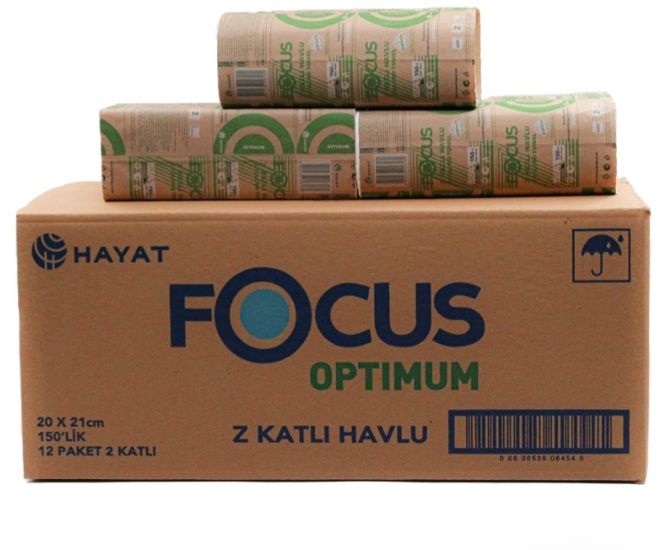 FOCUS OPTİMUM Z KATLAMA DİSPENSER KAĞIT HAVLU 150 YPR