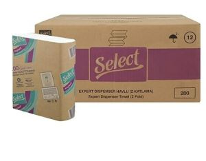 SELECT EXPERT Z KATLAMA DİSPENSER KAĞIT HAVLU 200 YPR