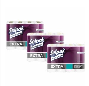 SELPAK PROFESSİONAL EXTRA TUVALET KAĞIDI 24*3 72Lİ
