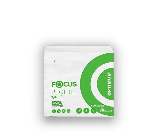 FOCUS OPTİMUM PEÇETE 100LÜK 20*24 CM 32Lİ KOLİ