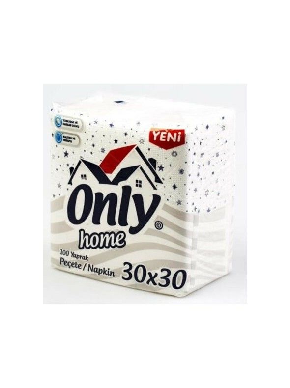 ONLY HOME SÜPER PEÇETE 100LÜK 30*30 24LÜ KOLİ